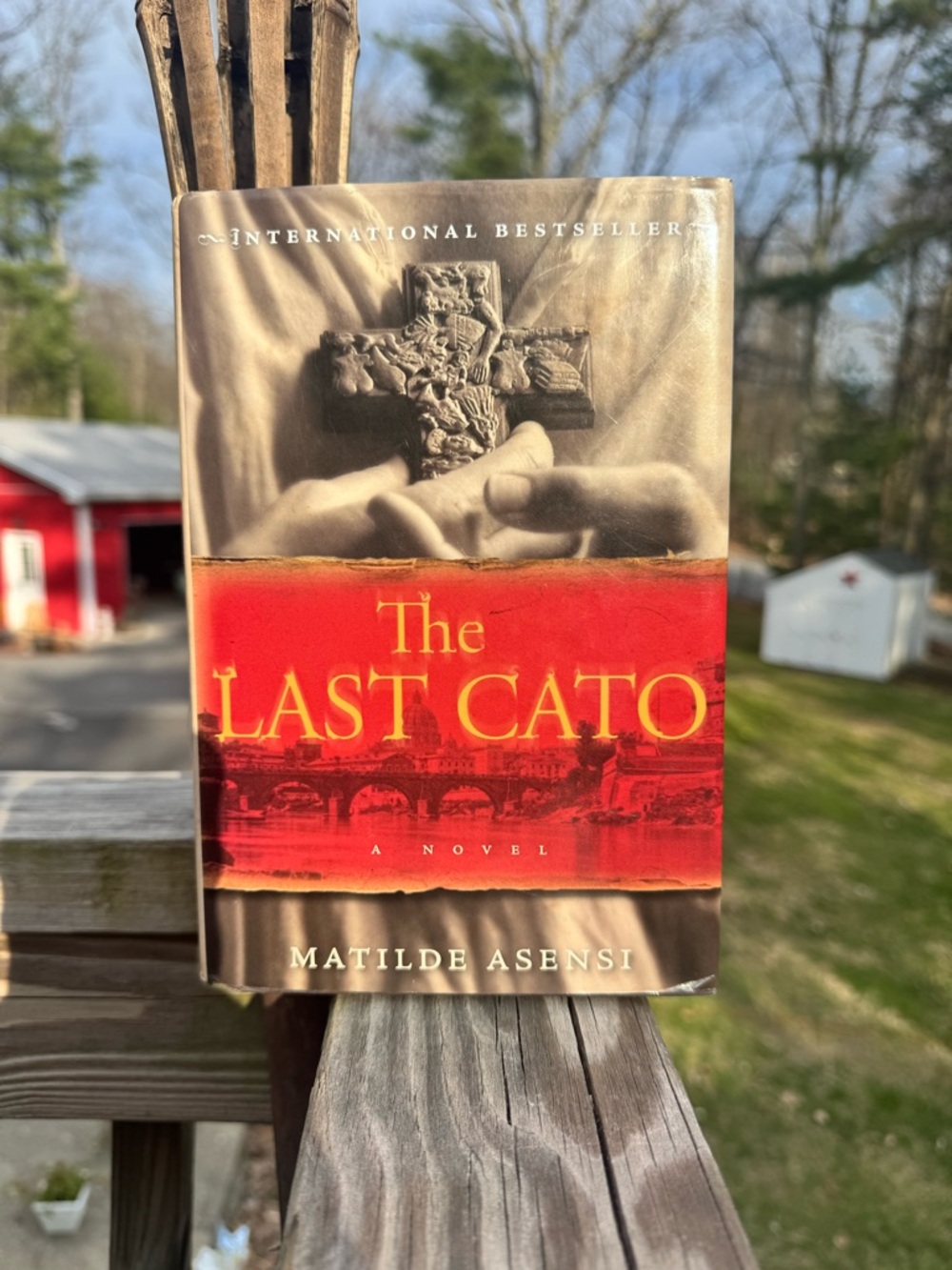 📚The Last Cato by Matilde Asensi - Red & Brown Hardcover Novel gently used